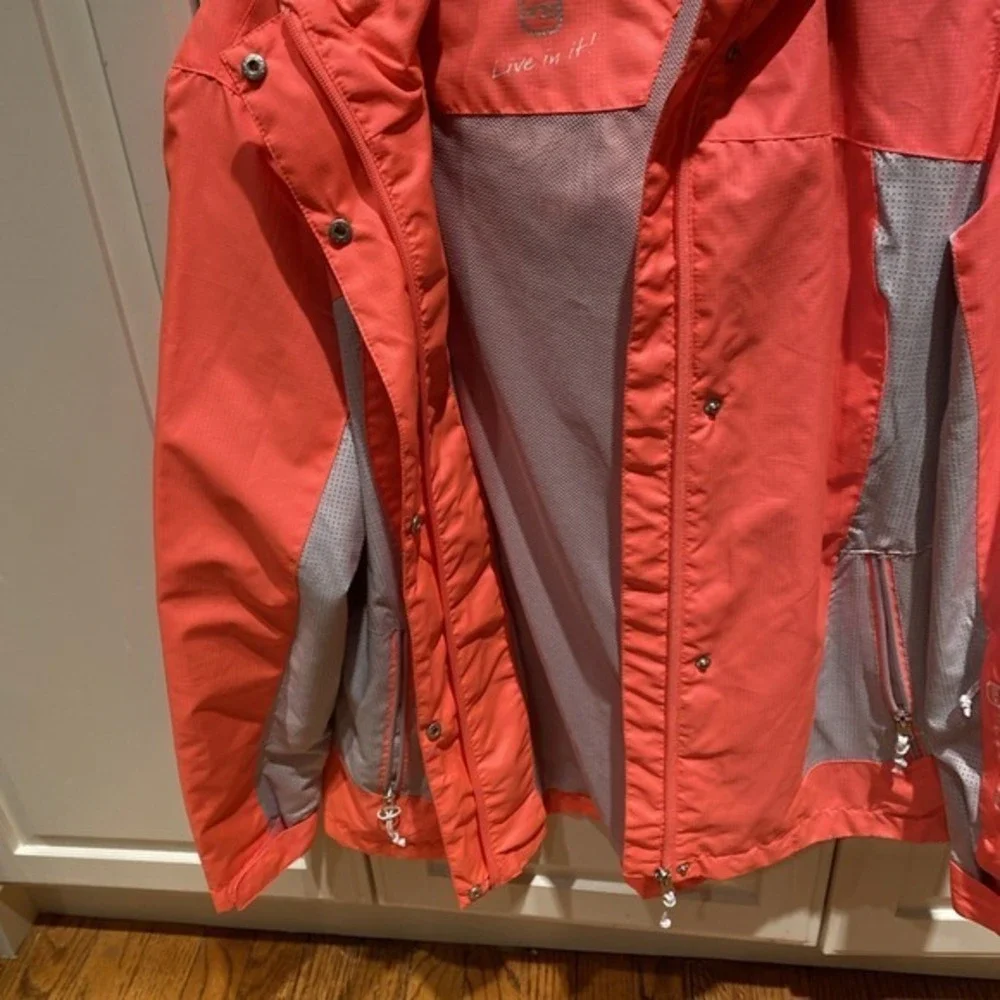 Free Country Women's L Orange/gray Athletic Jacket‎ 3642